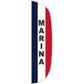 "Marina" 3' x 12' Stationary Message Flutter Flag